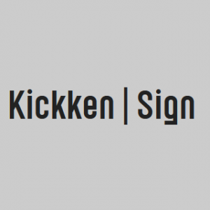 Kickken sign